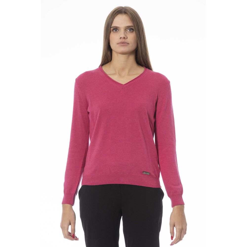 Baldinini Trend Fuchsia Cashmere Women Sweater by Baldinini Trend