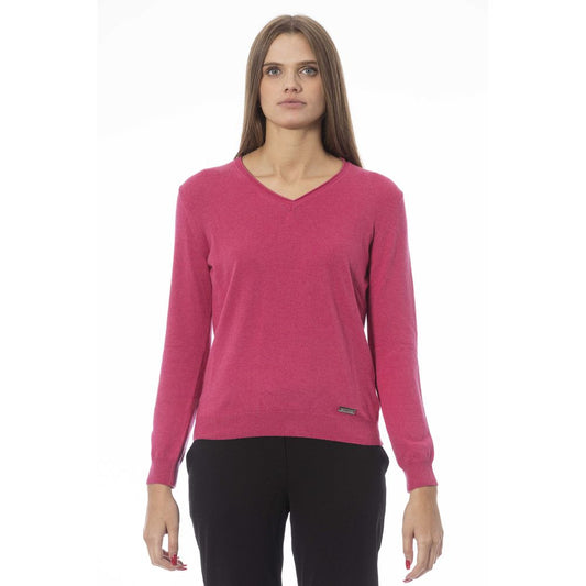 Baldinini Trend Fuchsia Cashmere Women Sweater by Baldinini Trend