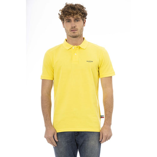 Polo homme en coton jaune tendance Baldinini