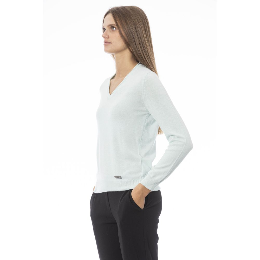 Baldinini Trend Light Blue Cashmere Women Sweater by Baldinini Trend