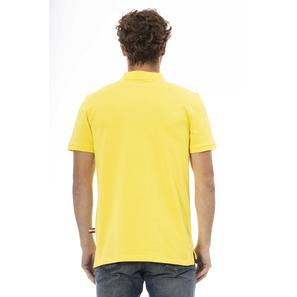 Polo homme en coton jaune tendance Baldinini