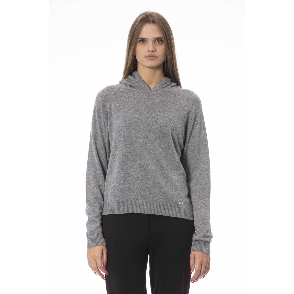 Baldinini Trend Gray Wool Women Sweater by Baldinini Trend