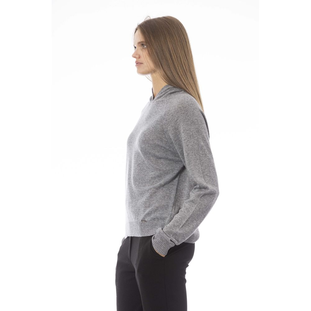 Baldinini Trend Gray Wool Women Sweater by Baldinini Trend