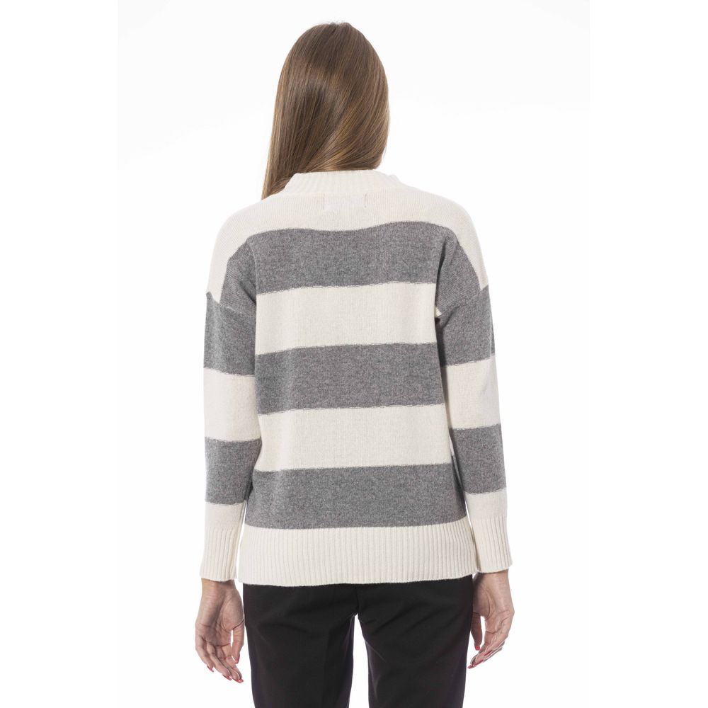 Baldinini Trend Gray Wool Women Sweater by Baldinini Trend