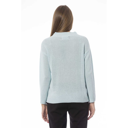 Baldinini Trend Light Blue Wool Women Sweater by Baldinini Trend