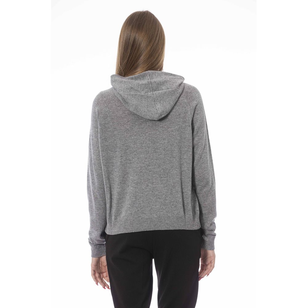 Baldinini Trend Gray Wool Women Sweater by Baldinini Trend