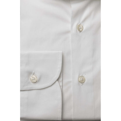 Bagutta White Cotton Men Shirt by Bagutta
