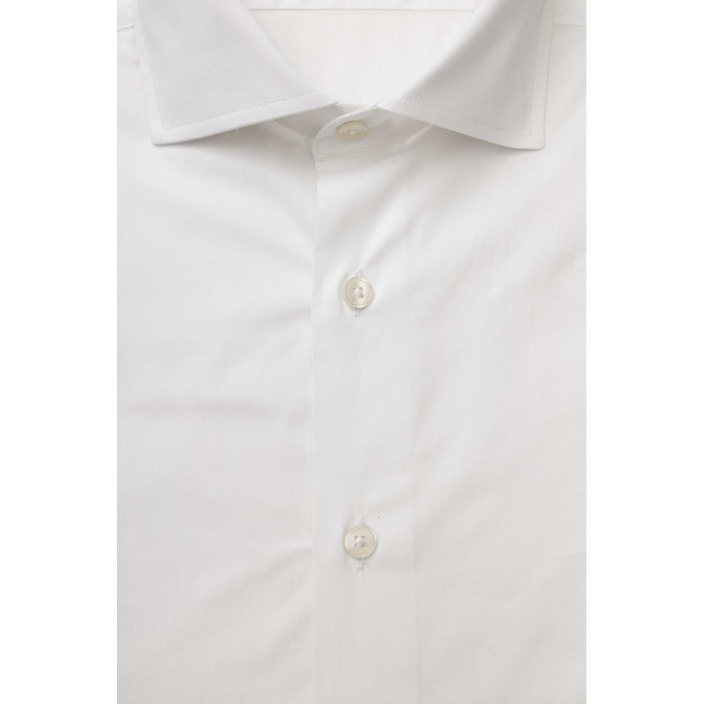 Bagutta White Cotton Men Shirt by Bagutta