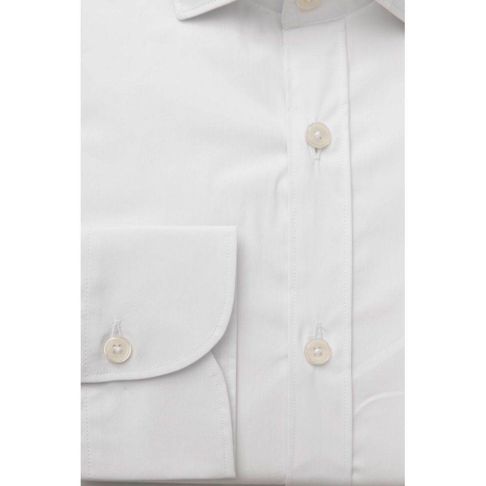 Bagutta White Cotton Men's Shirt by Bagutta