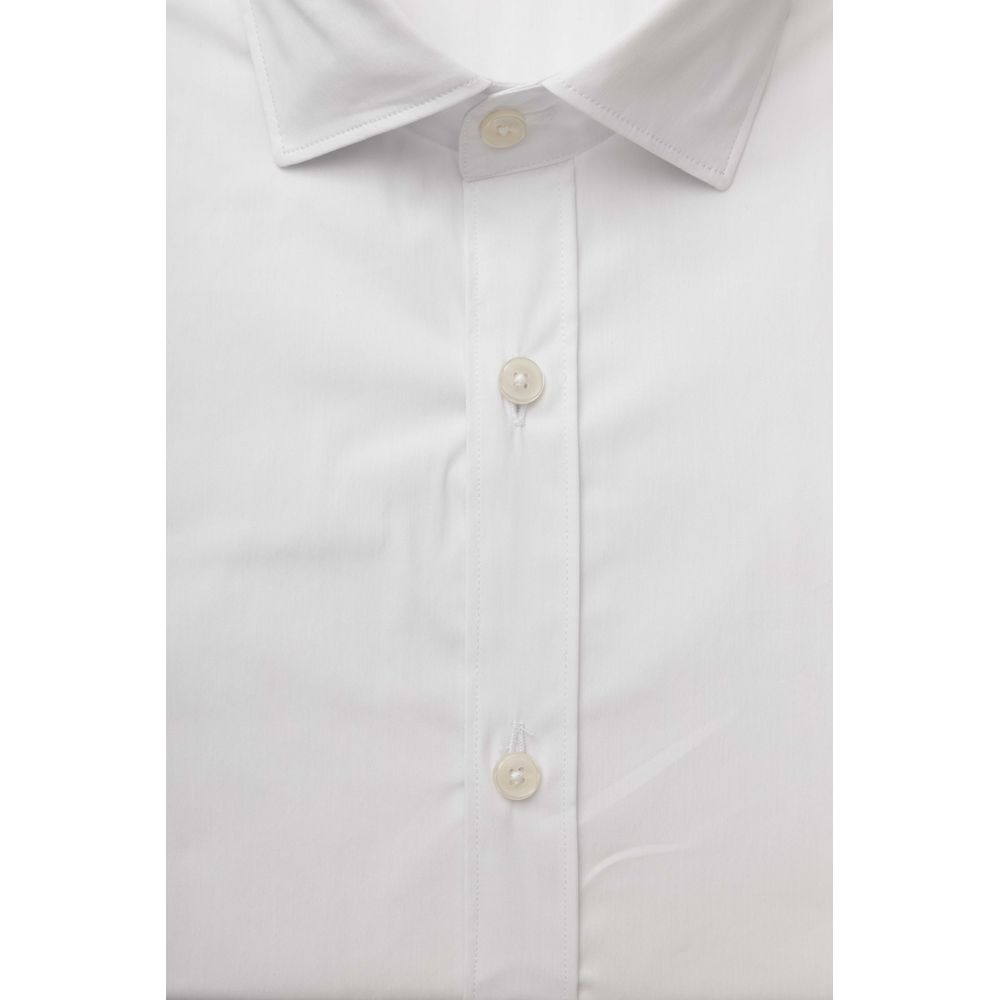 Bagutta White Cotton Men's Shirt by Bagutta