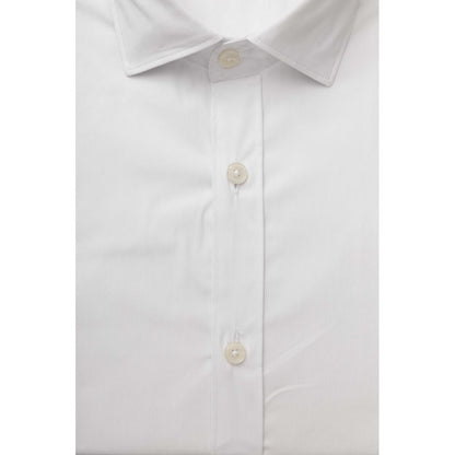 Bagutta White Cotton Men's Shirt by Bagutta