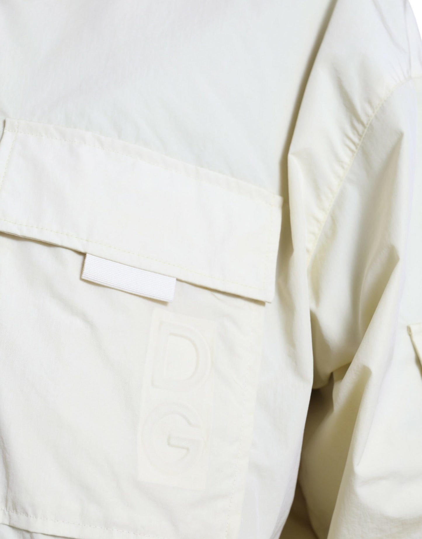 Dolce &amp; Gabbana Élégante veste coupe-vent jaune