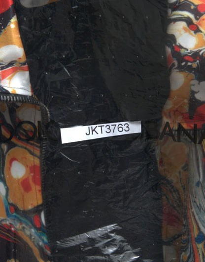 Veste bomber abstraite colorée Dolce &amp; Gabbana