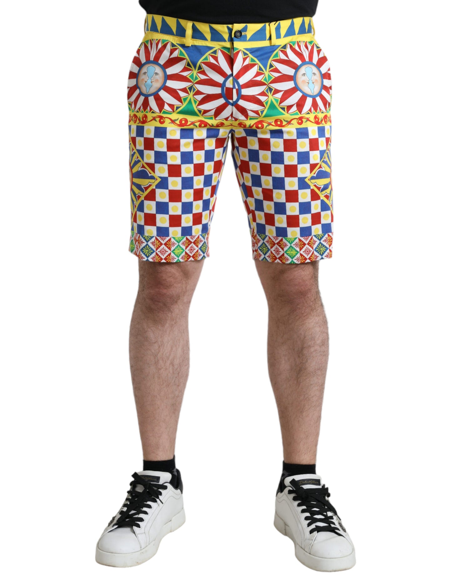 Bermuda imprimé multicolore Dolce &amp; Gabbana