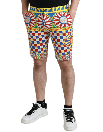 Bermuda imprimé multicolore Dolce &amp; Gabbana
