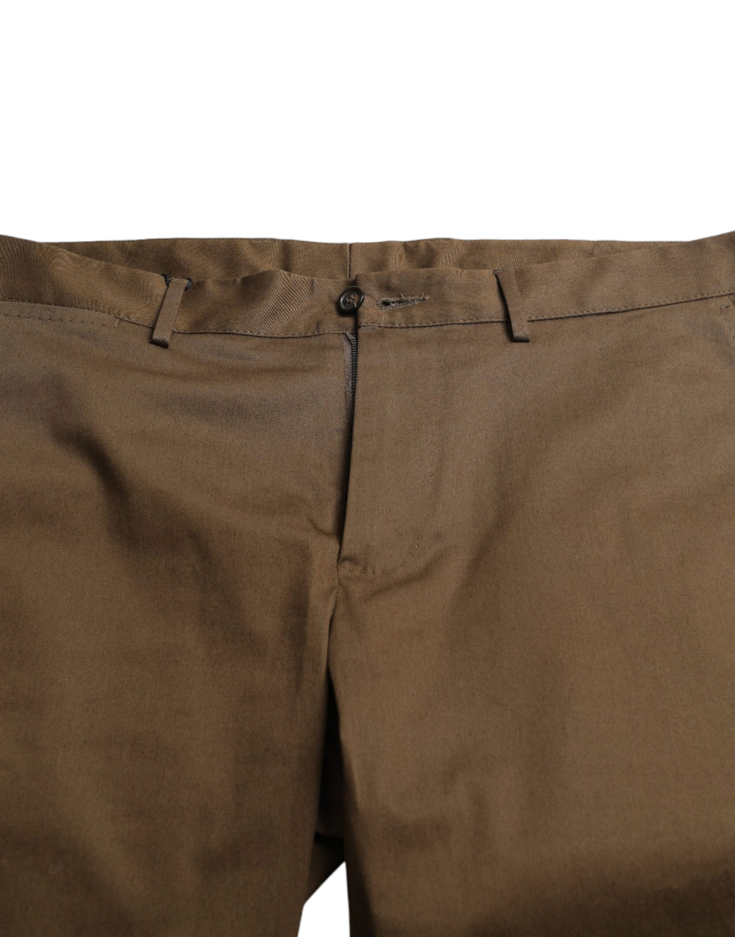 Dolce &amp; Gabbana Brown Cotton Stretch Men Bermuda Shorts