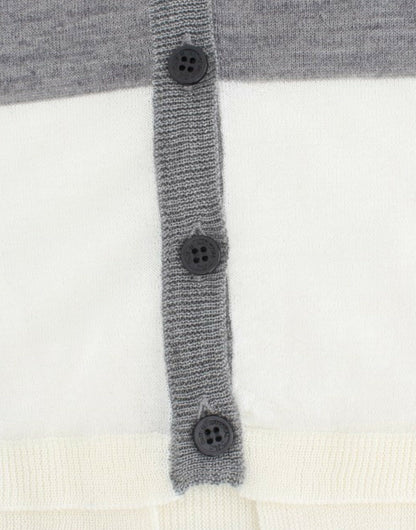 Costume National Chic Gris Léger Cardigan