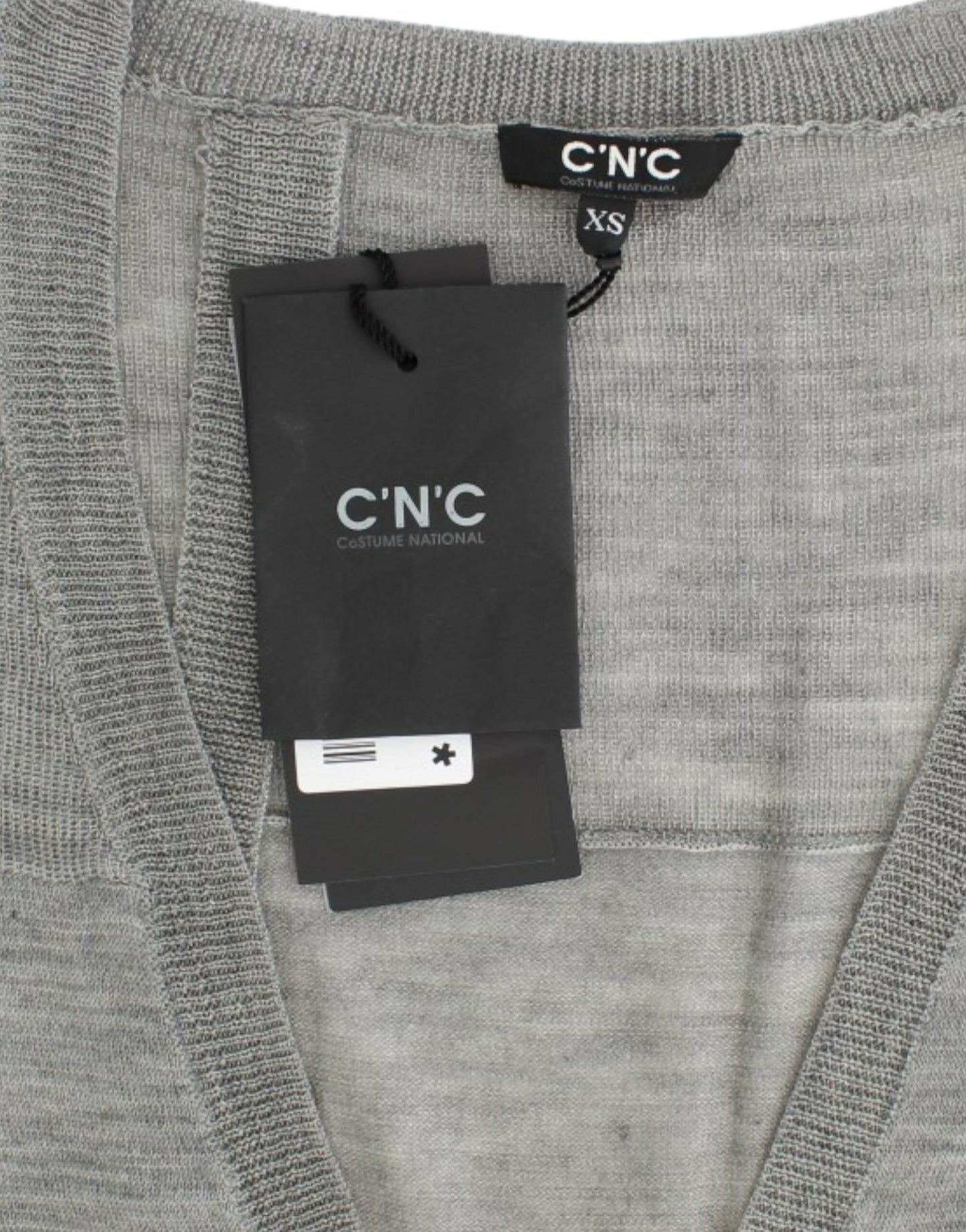 Costume National Chic Gris Léger Cardigan