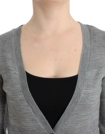 Costume National Chic Gris Léger Cardigan