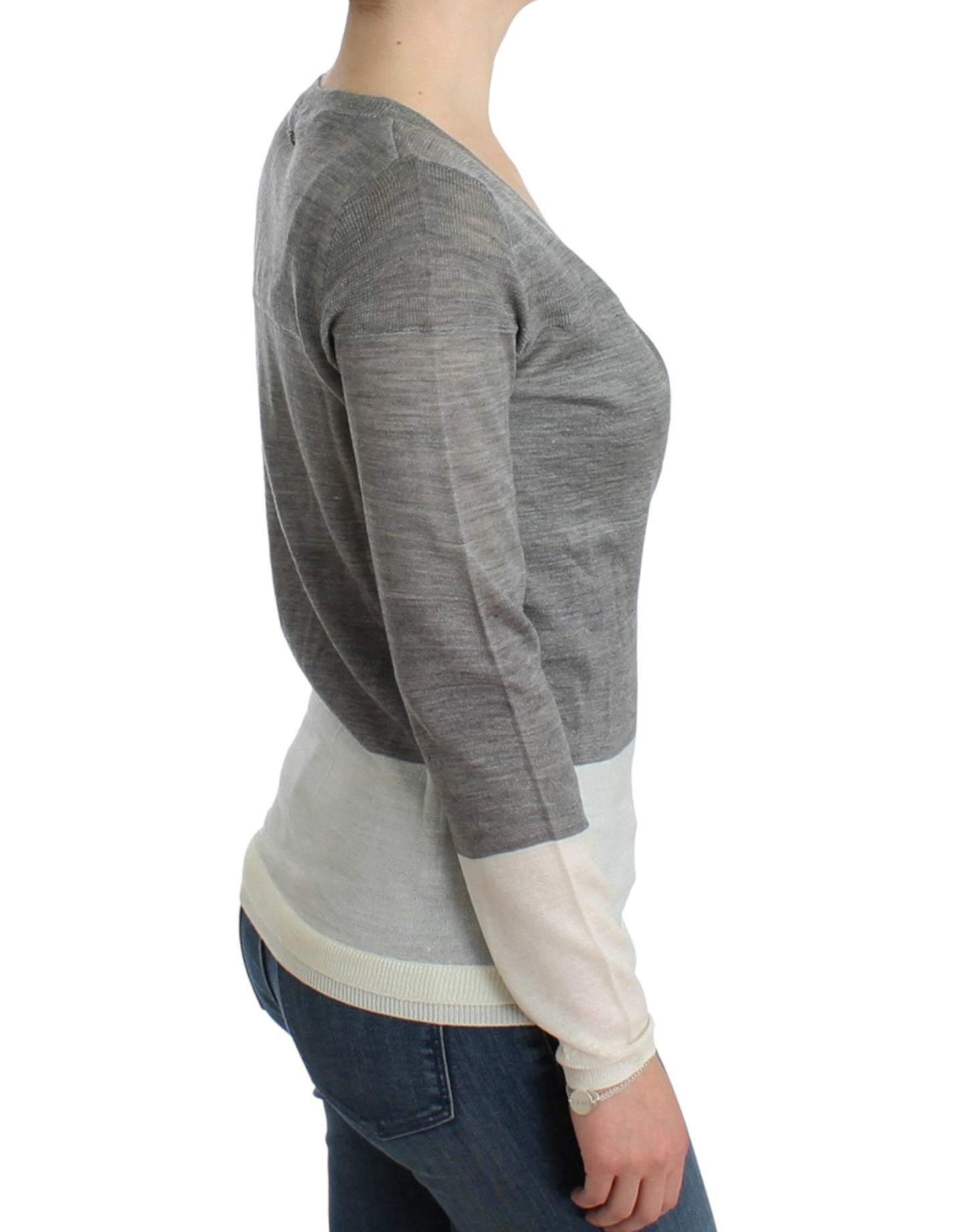 Costume National Chic Gris Léger Cardigan