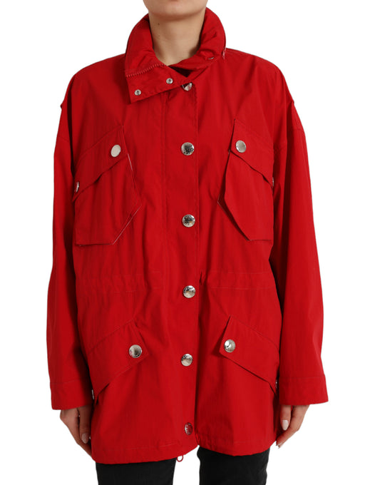 Veste rouge élégante à manches longues Dolce &amp; Gabbana