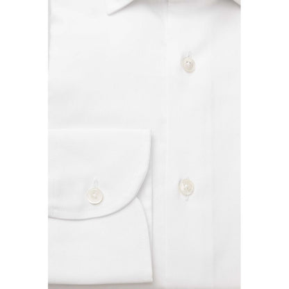 Bagutta White Cotton Men Shirt by Bagutta