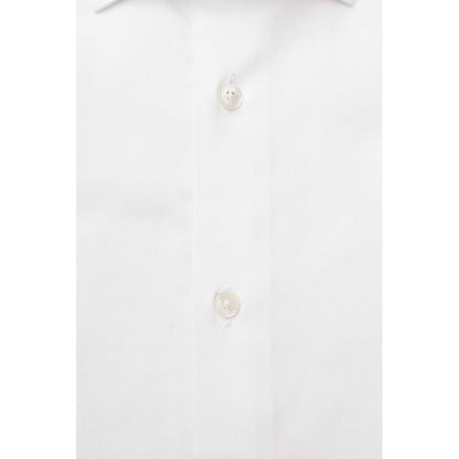 Bagutta White Cotton Men Shirt by Bagutta