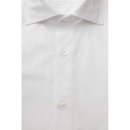 Bagutta White Cotton Men Shirt by Bagutta
