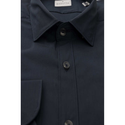 Bagutta Blue Cotton Men Shirt by Bagutta