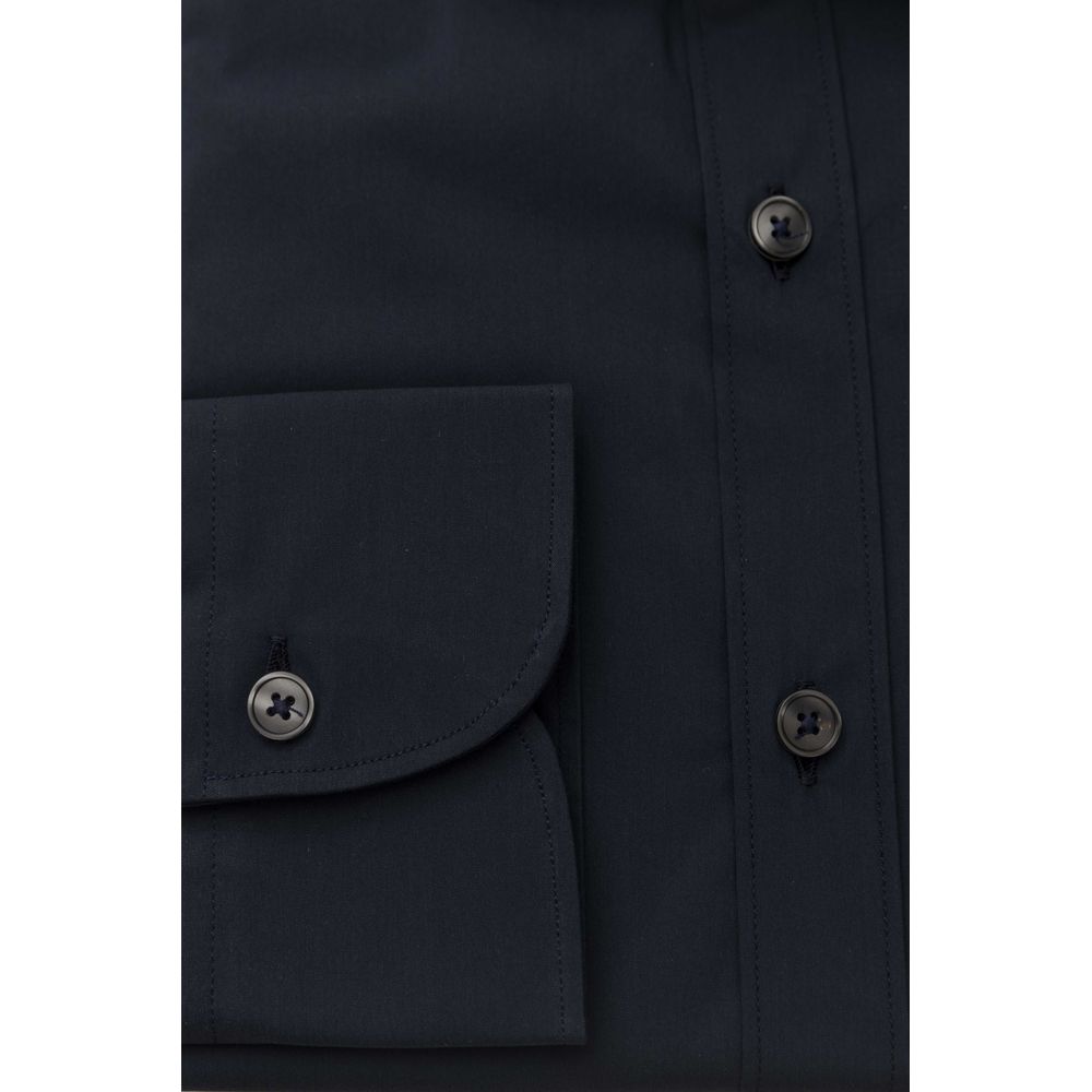 Bagutta Blue Cotton Men Shirt by Bagutta
