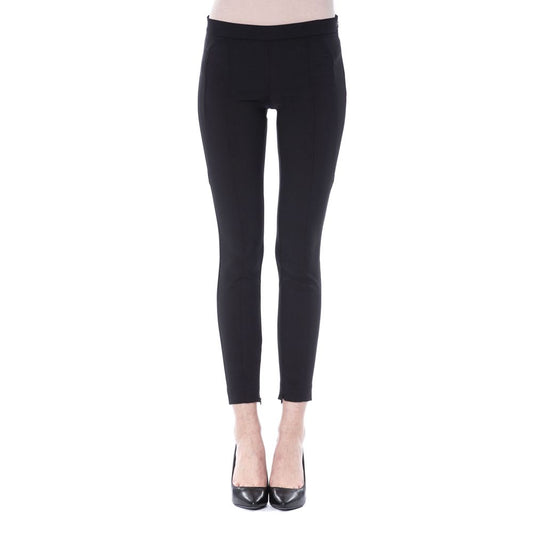 BYBLOS Black Polyester Women Pants by BYBLOS