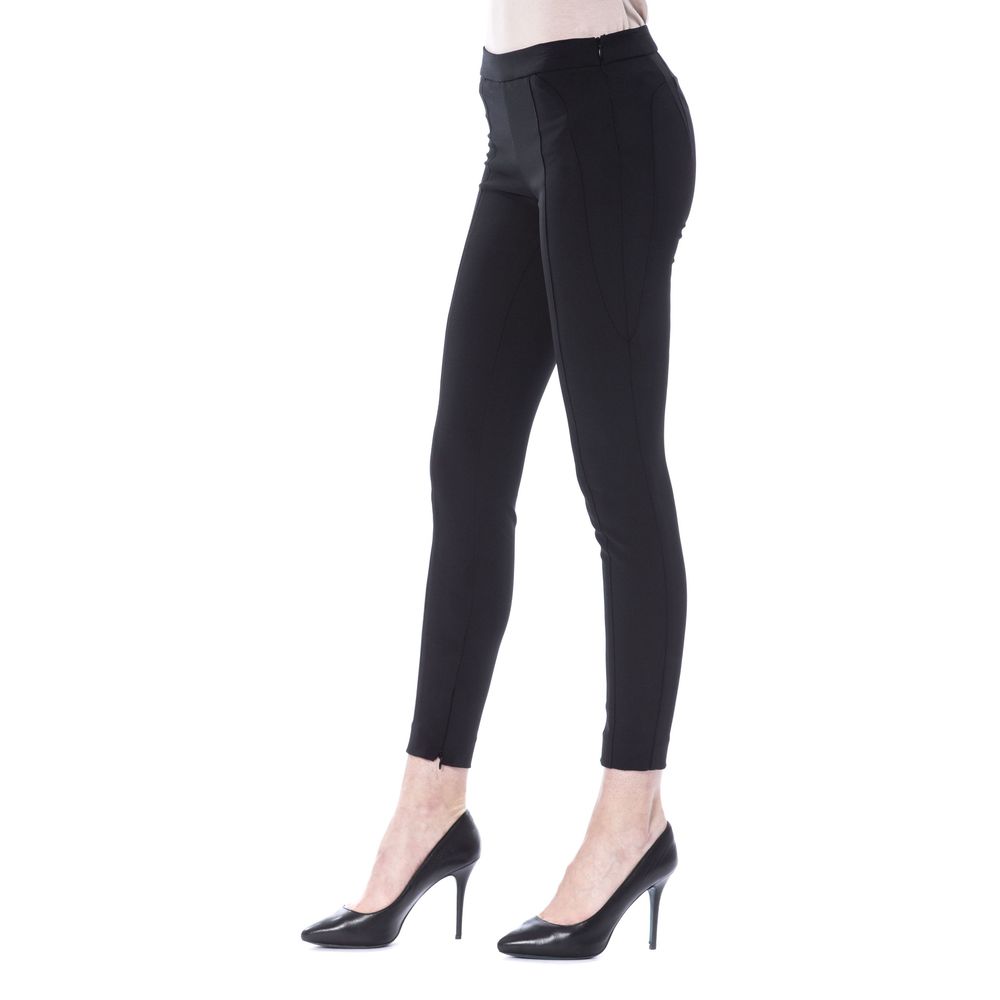 BYBLOS Black Polyester Women Pants by BYBLOS