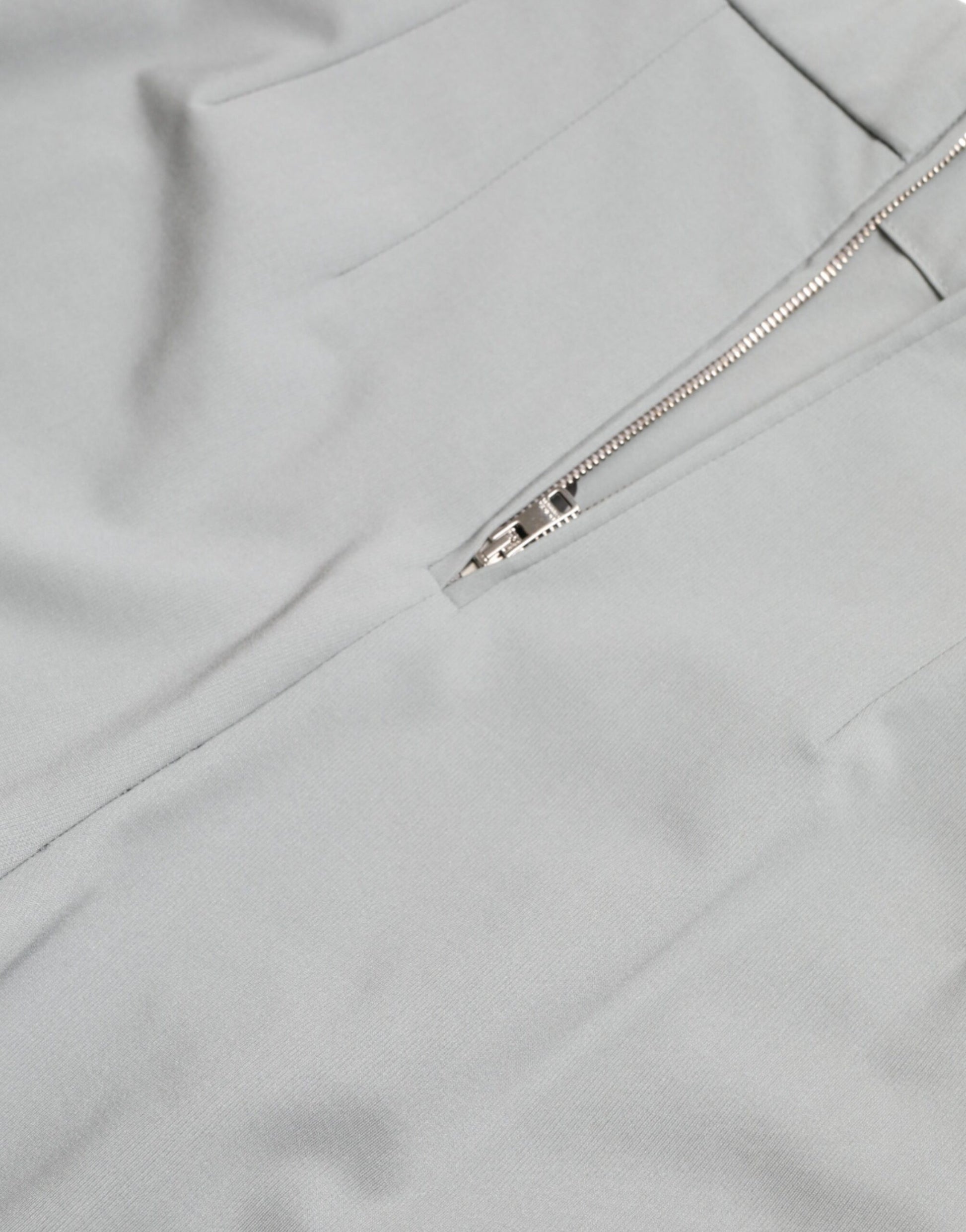 Dolce & Gabbana Gray Nylon Slim Trouser Pants by Dolce & Gabbana