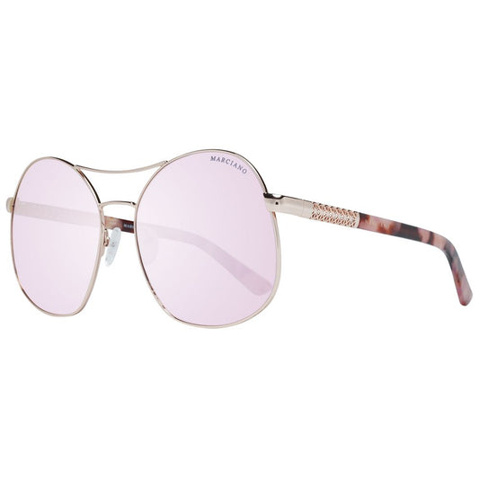 Lunettes de soleil Marciano by Guess Rose Gold pour femme