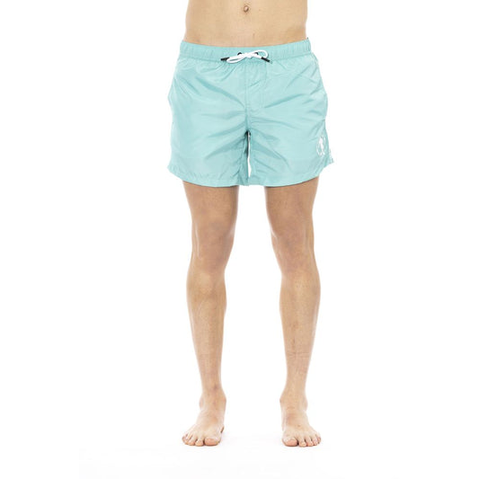 Short de bain homme Bikkembergs bleu clair en polyester