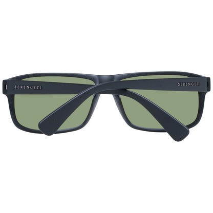 Lunettes de soleil unisexes noires Serengeti