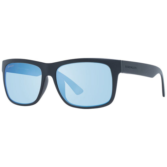 Lunettes de soleil unisexes noires Serengeti