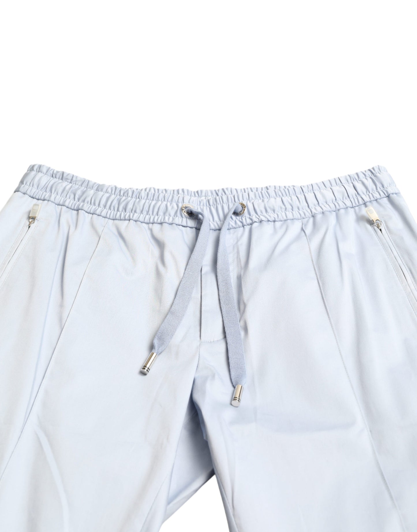 Dolce & Gabbana Light Blue Cotton Stretch Jogger Pants by Dolce & Gabbana
