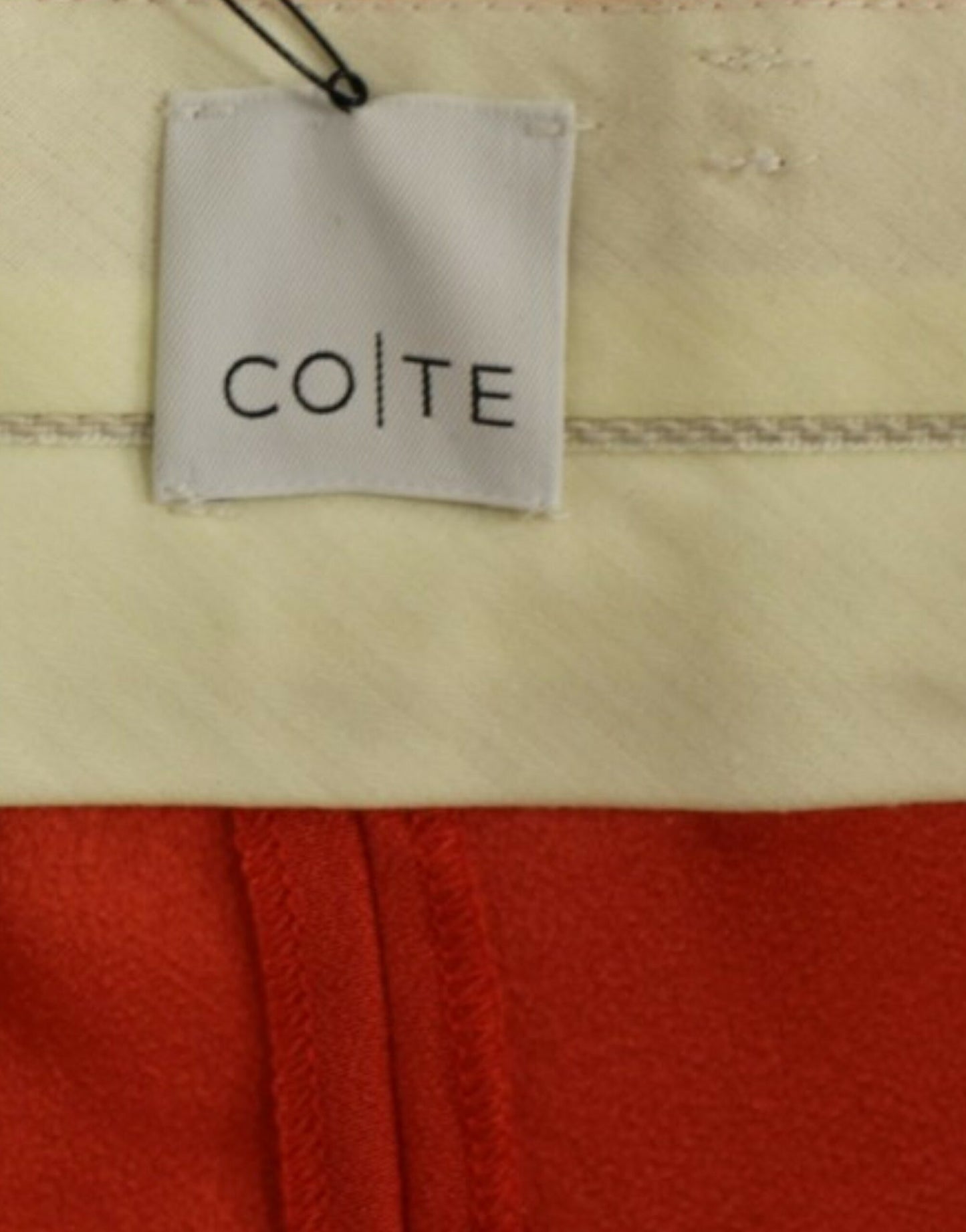 Pantalon boyfriend orange chic CO|TE - Fabrication italienne