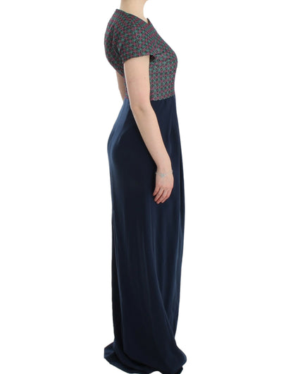 Robe longue Doris multicolore à manches courtes CO|TE