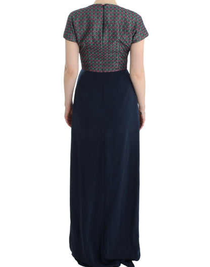 Robe longue Doris multicolore à manches courtes CO|TE