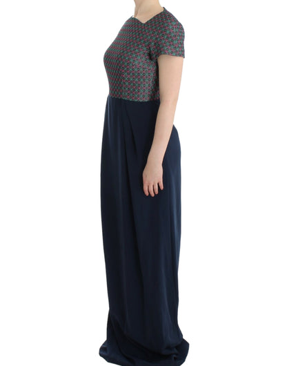 Robe longue Doris multicolore à manches courtes CO|TE