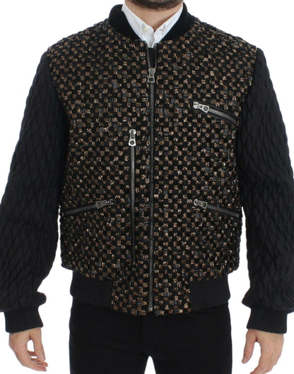 Dolce &amp; Gabbana - Veste de créateur élégante à paillettes noires