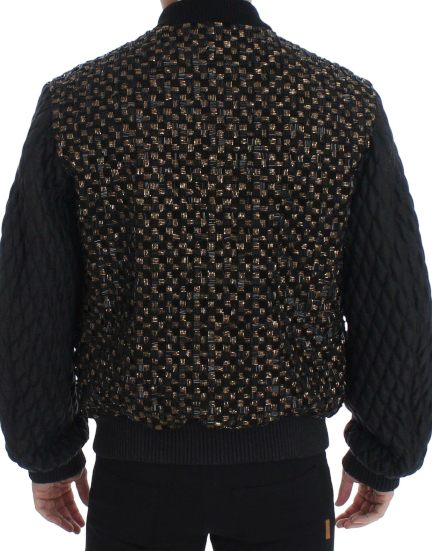 Dolce &amp; Gabbana - Veste de créateur élégante à paillettes noires