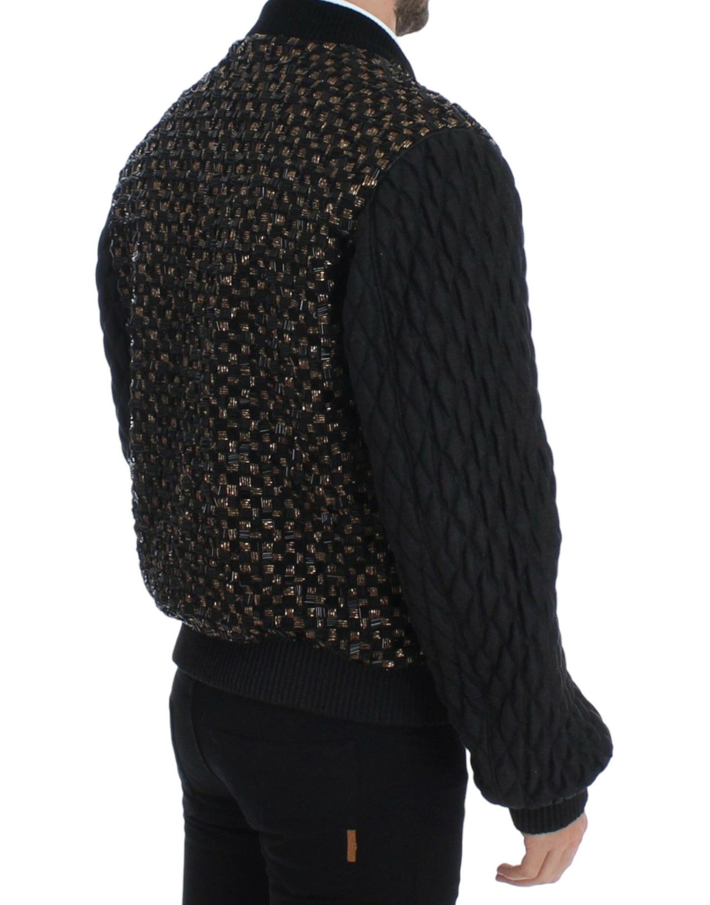 Dolce &amp; Gabbana - Veste de créateur élégante à paillettes noires