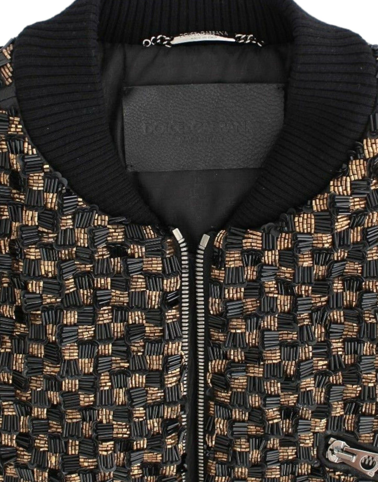 Dolce &amp; Gabbana - Veste de créateur élégante à paillettes noires