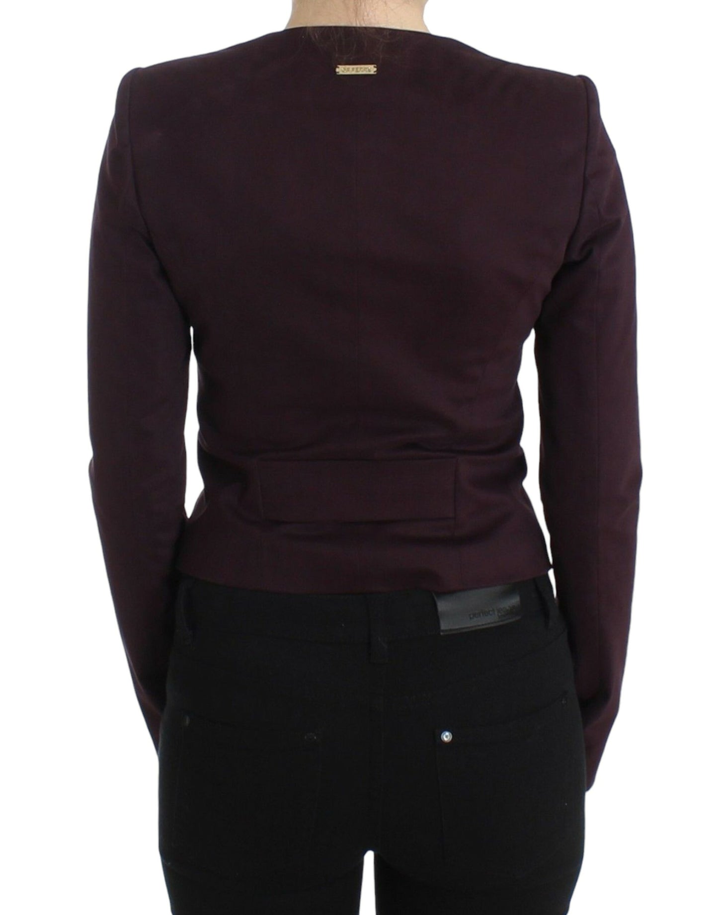 Blazer élégant en coton mélangé violet GF Ferre