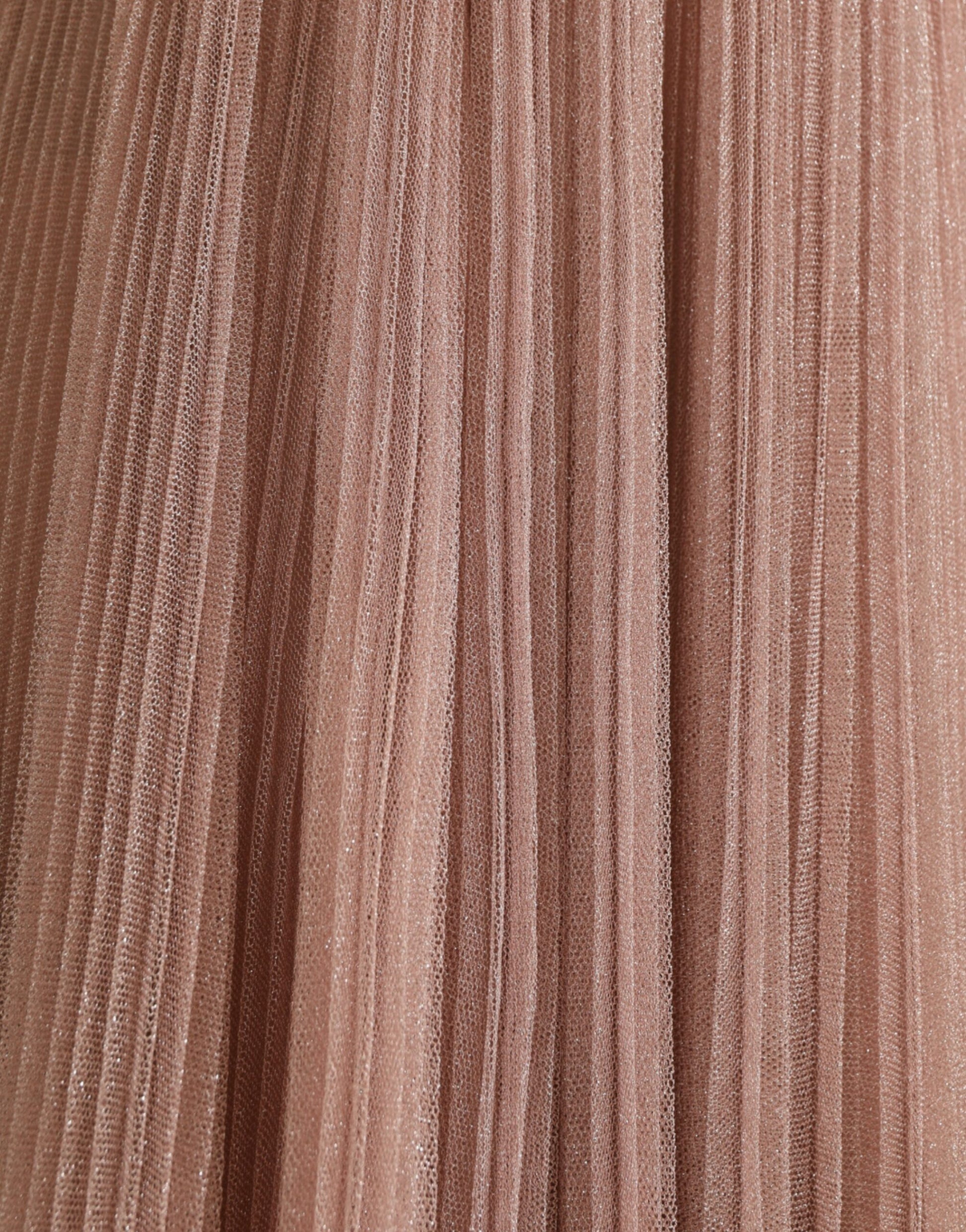 Dolce & Gabbana Pink One Shoulder Pleated Lame Tulle Dress by Dolce & Gabbana