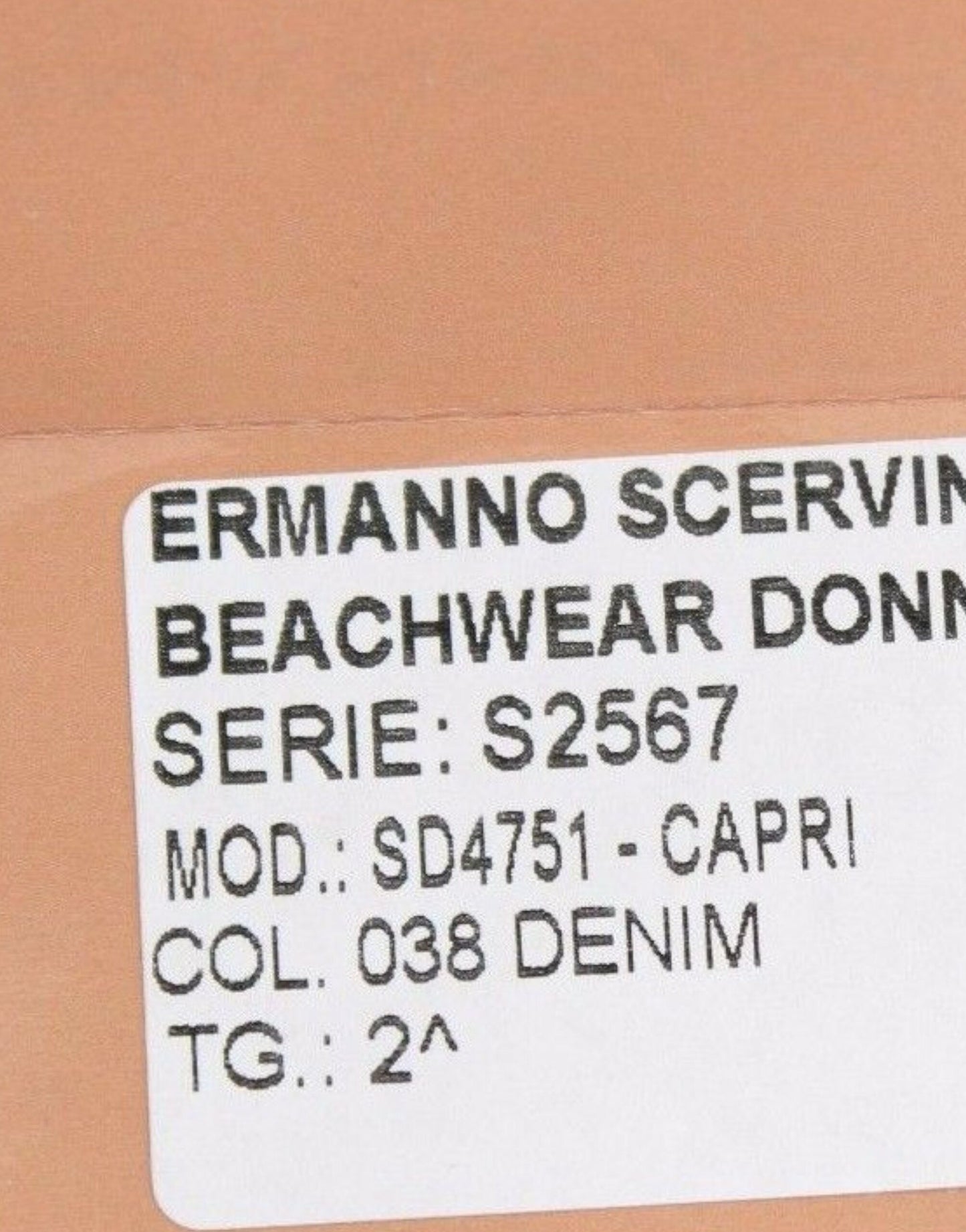 Ermanno Scervino Jean Capri bleu chic pour des étés élégants