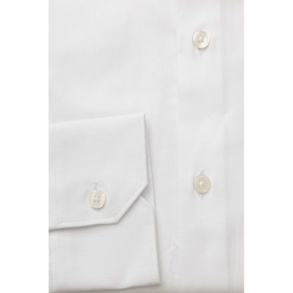 Bagutta White Cotton Men Shirt by Bagutta